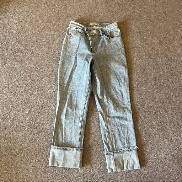 Abercrombie & Fitch curve love 90s straight jeans - Picture 8 of 11